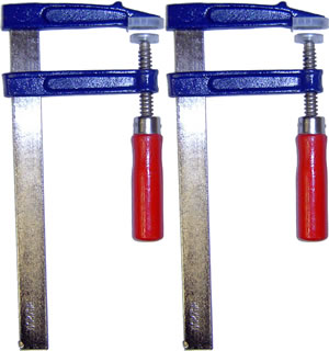 F Clamp 80mm x 200mm 2pce $11.10